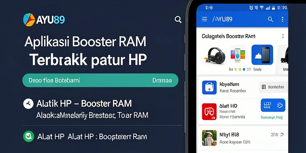 Antarmuka AYU89 yang sederhana dan fungsional untuk Booster RAM.