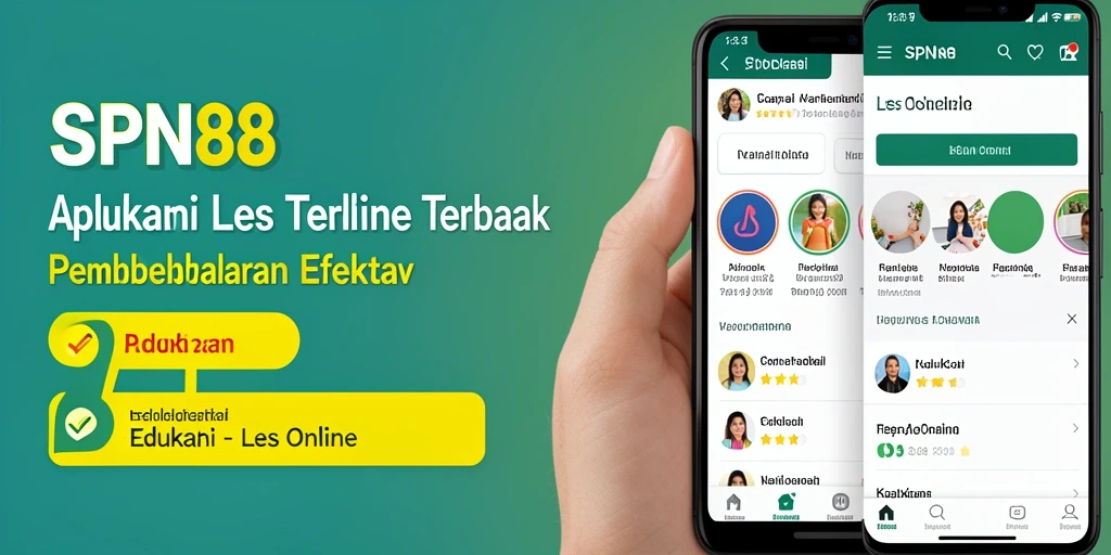 Antarmuka SPN88 yang menarik dan user-friendly untuk belajar online.